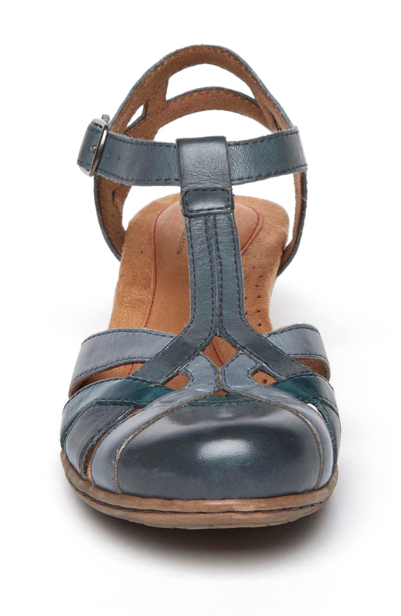 'Aubrey' Sandal, Alternate, color, BLUE MULTI LEATHER