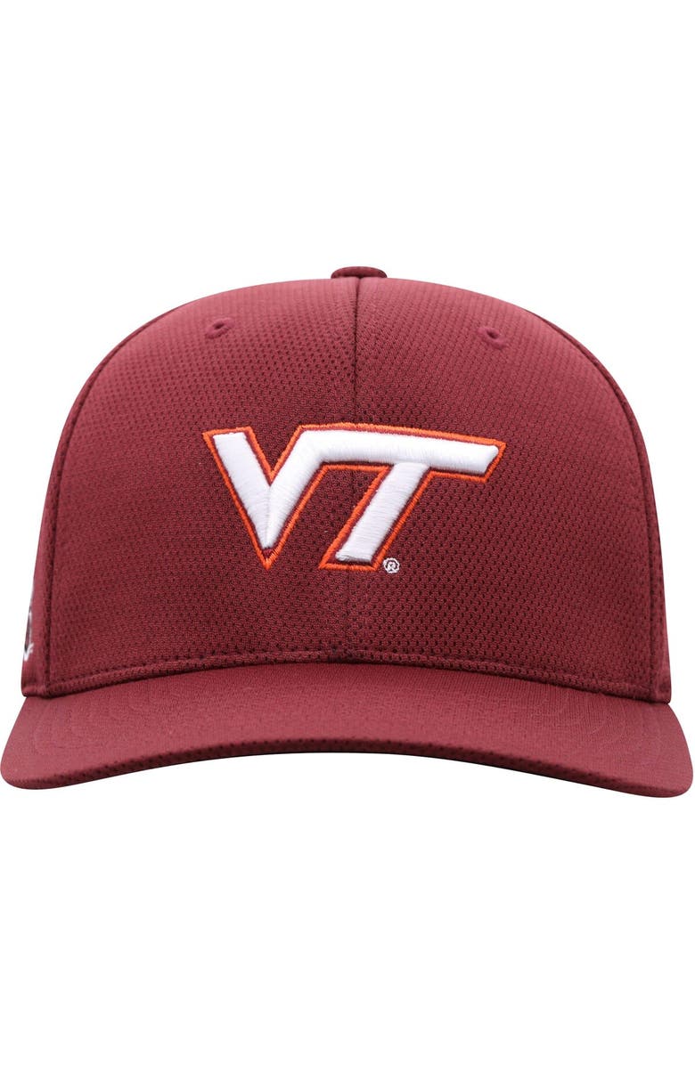 TOP OF THE WORLD Men's Top of the World Maroon Virginia Tech Hokies Reflex Logo Flex Hat, Alternate, color, Maroon