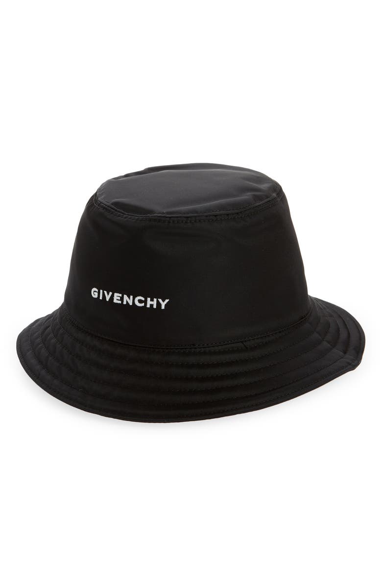 Givenchy Logo Bucket Hat, Main, color, 