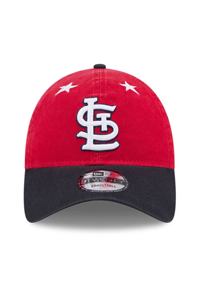 Men's New Era Red/Navy  St. Louis Cardinals 2025 MLB All-Star Game 9TWENTY Adjustable Hat, Alternate, color, Red