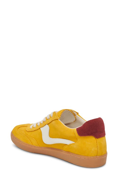 Dolce Vita Notice Sneakers Mustard Suede In Orange