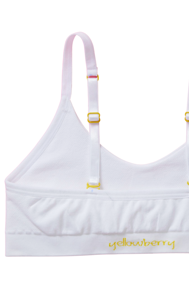 Yellowberry Tulip Seamless Bra, Alternate, color, Snowflake