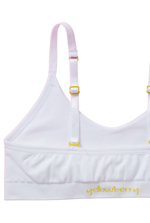 Yellowberry Tulip Seamless Bra In Snowflake