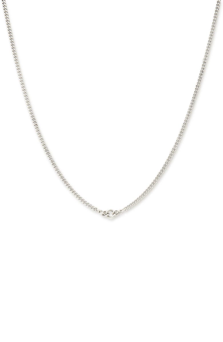 AllSaints Men's Curb Chain Necklace, Main, color, 
