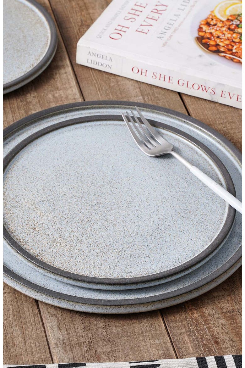 Vince Stoneware 4-Piece  Dinner Plate Set, Alternate, color, Gray-Green-Blue