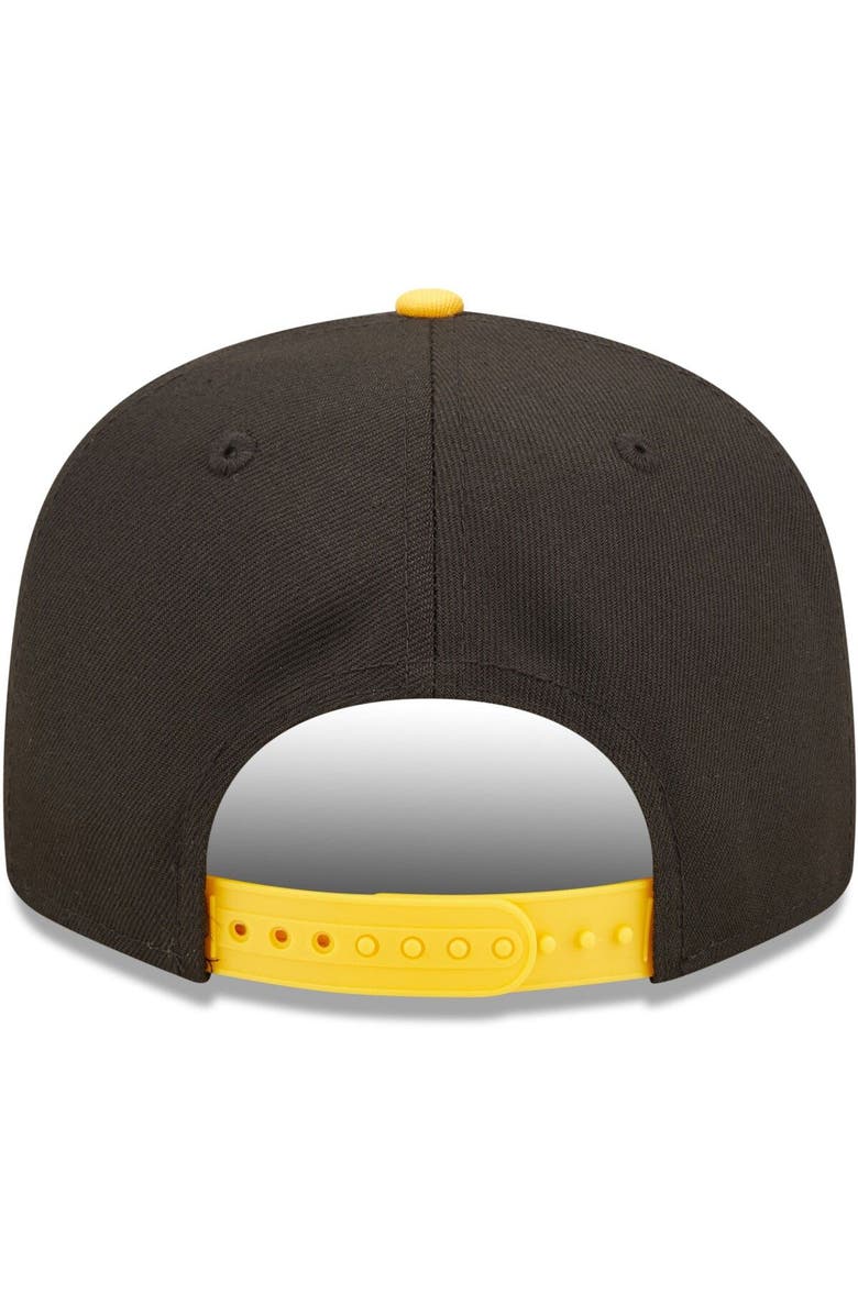 New Era Men's New Era Black Cal State Long Beach The Beach Team Script 9FIFTY Snapback Hat, Alternate, color, 