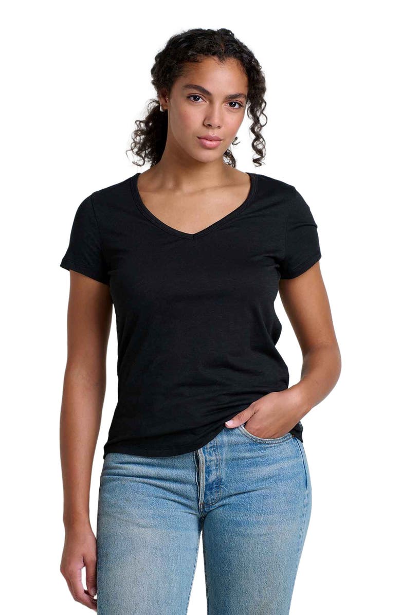 Toad & Co Marley Tee, Main, color, True Black