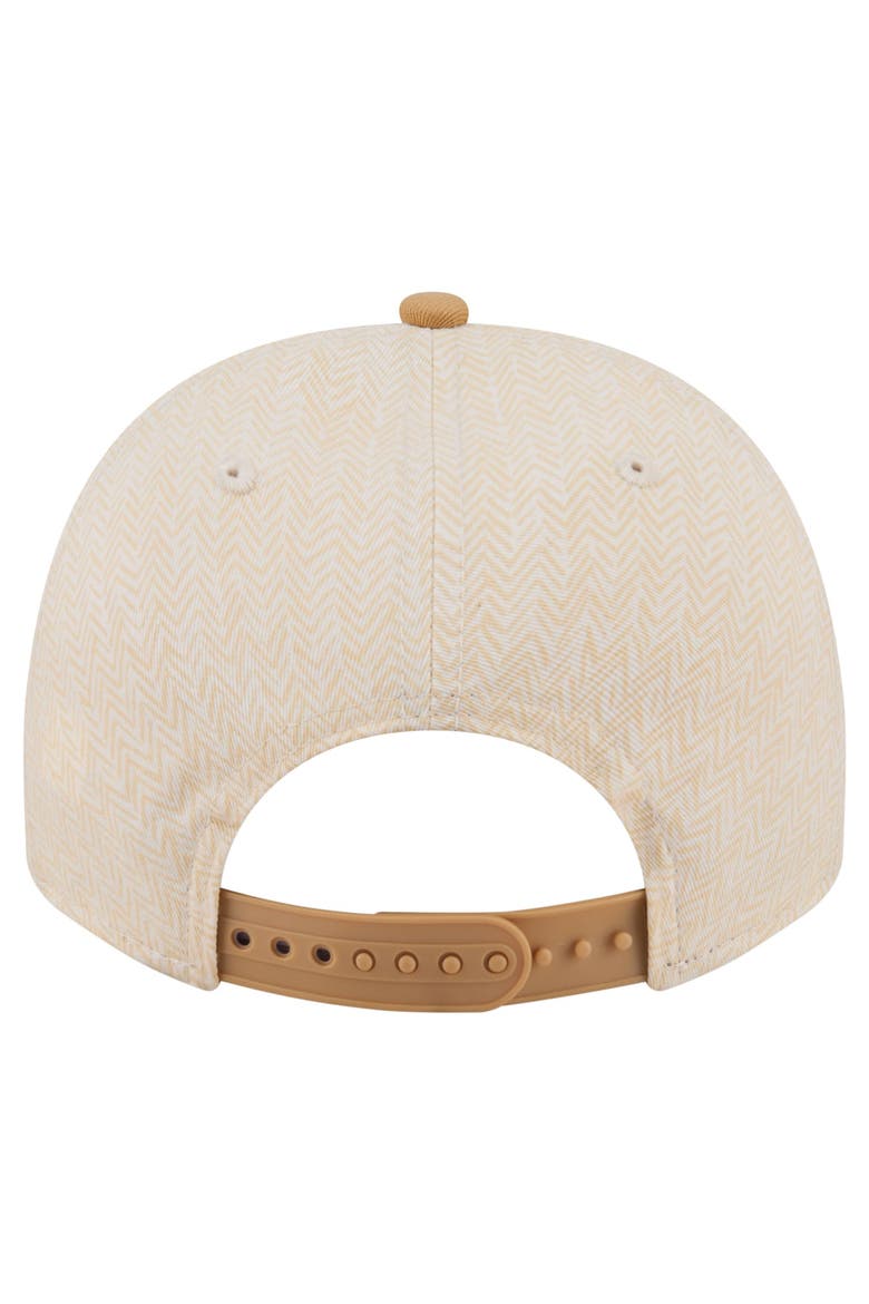 Men's New Era  Cream Cincinnati Reds Herringbone 9FIFTY A-Frame Snapback Hat, Alternate, color, Cream