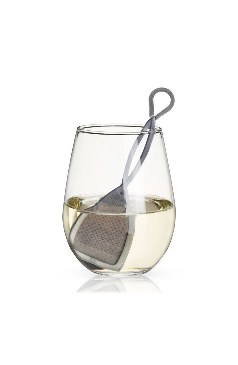 Viski Alchemi Wine Purifiers Set of 3, Alternate, color, Silver