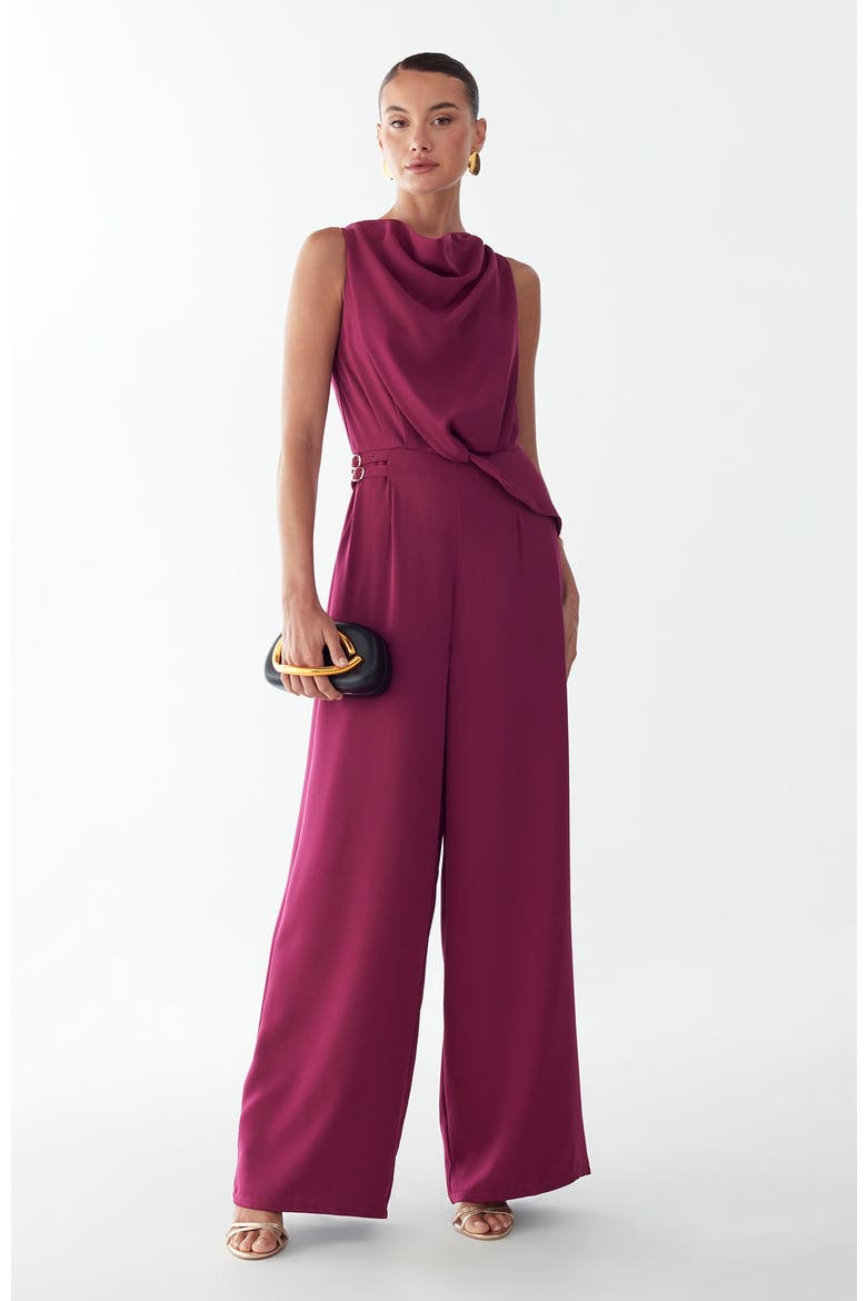 Dalia Jumpsuit, Main, color, Plum