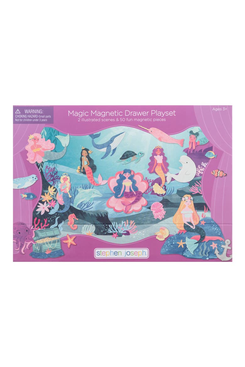 Magnetic Scene Play Kit with Drawer, Main, color, PURPLE