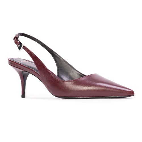 Black Suede Studio Branca 65 Slingback Pump
