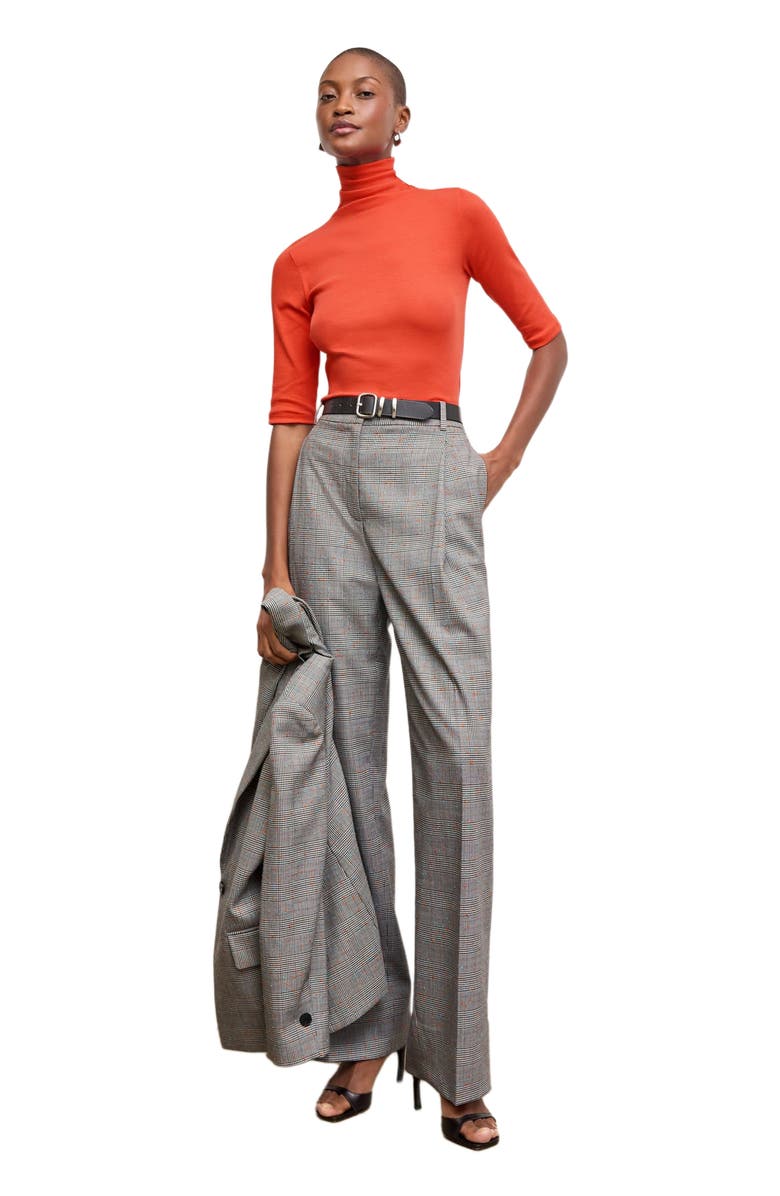 M.M.LaFleur Rina Sculptural Pants - Sharkskin, Alternate, color,