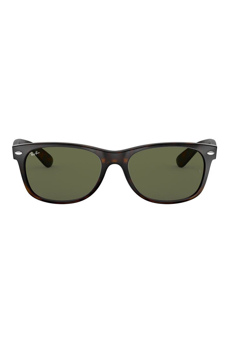 New Wayfarer 58mm Square Sunglasses, Main, color, TORT POLAR