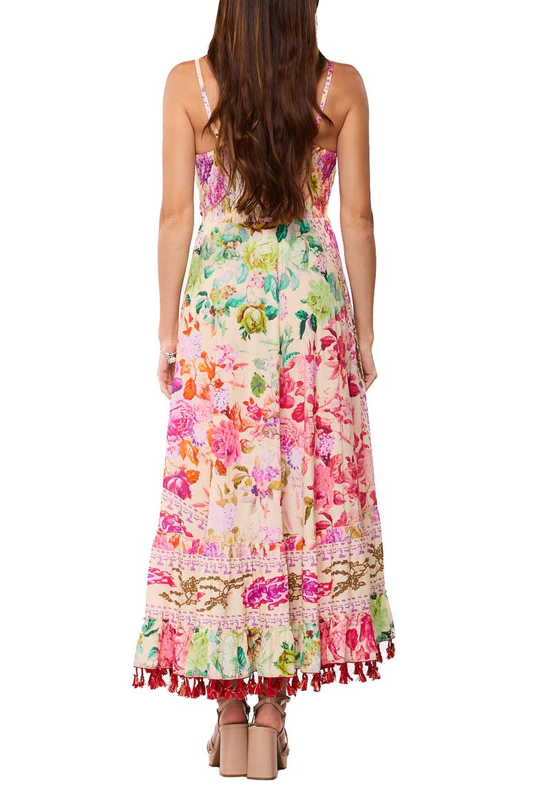 Floral Maxi Dress, Alternate, color, BEIGE