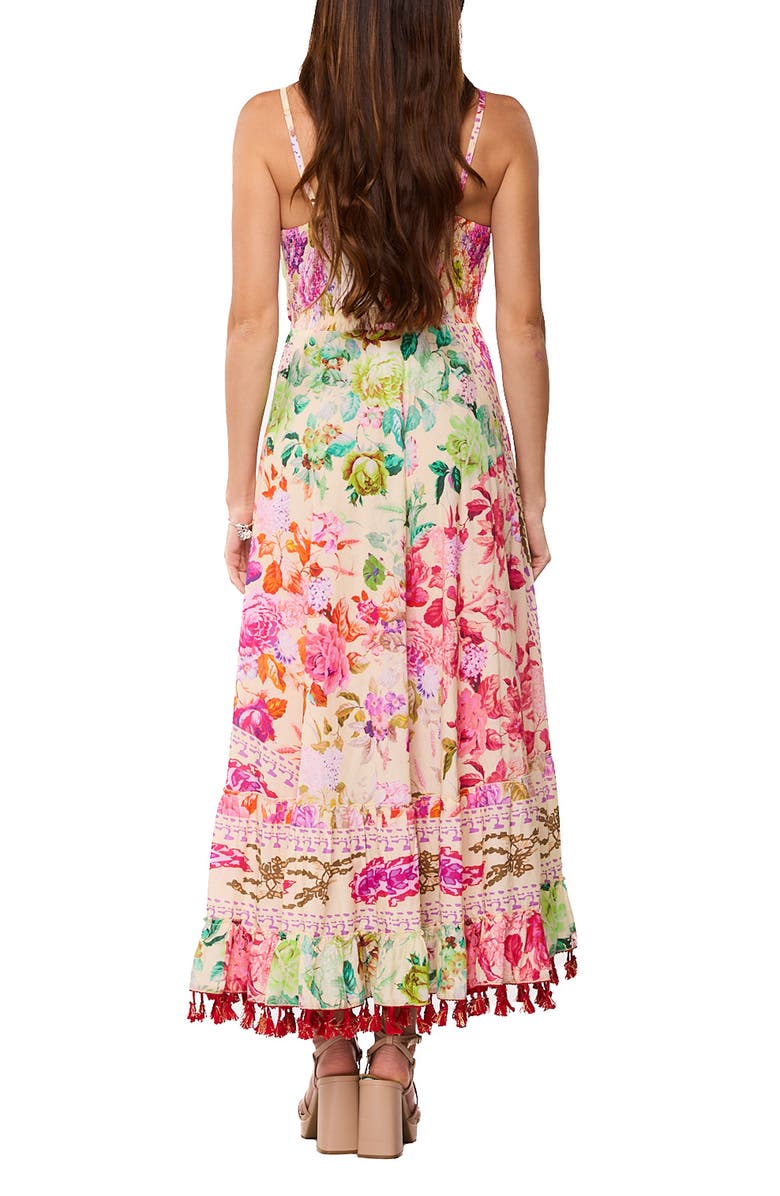 RANEES Floral Maxi Dress, Alternate, color, Beige