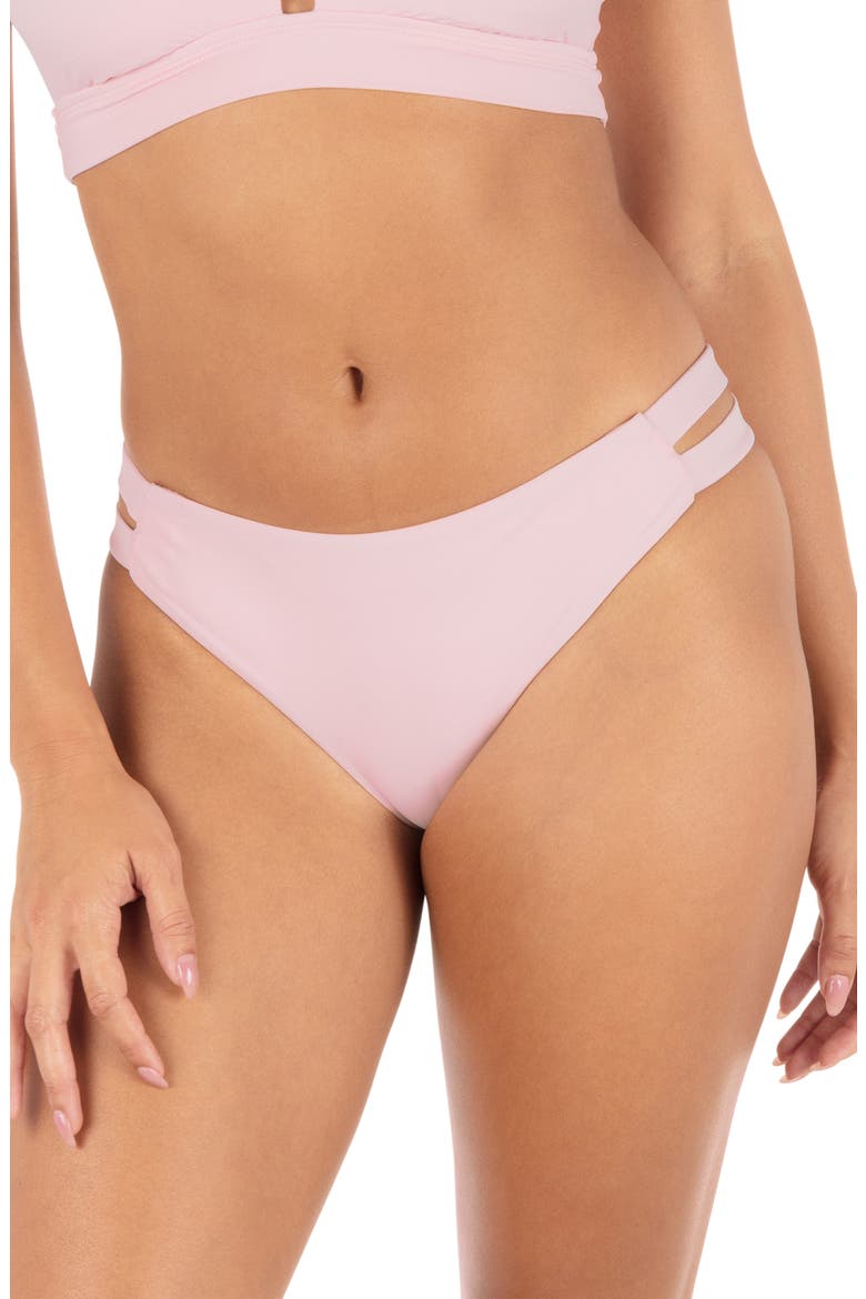 Max Cutout Bikini Bottoms, Main, color, SHELL PINK