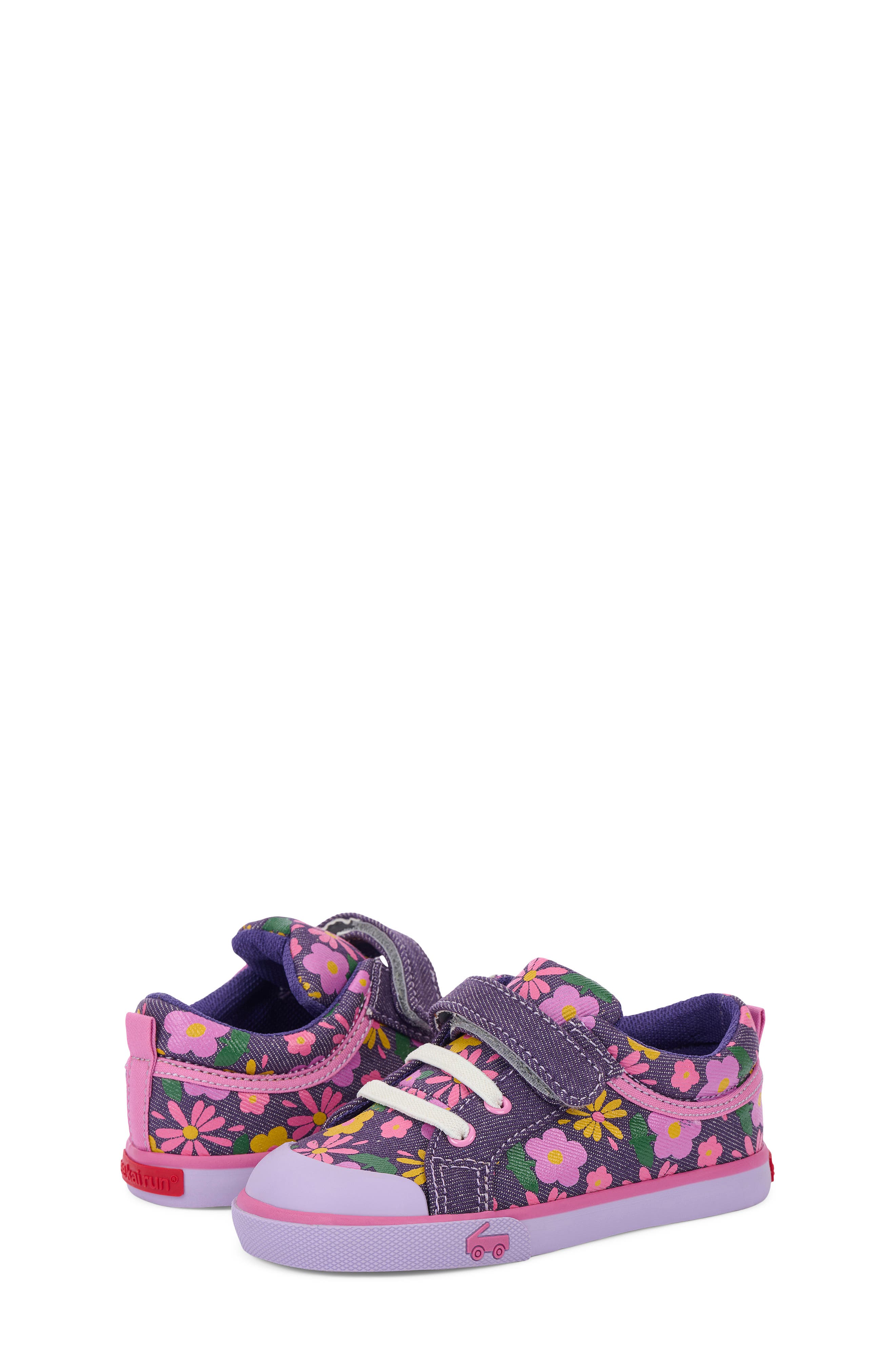 Kids' Kristin Sneaker, Alternate, color, PURPLE FLORAL