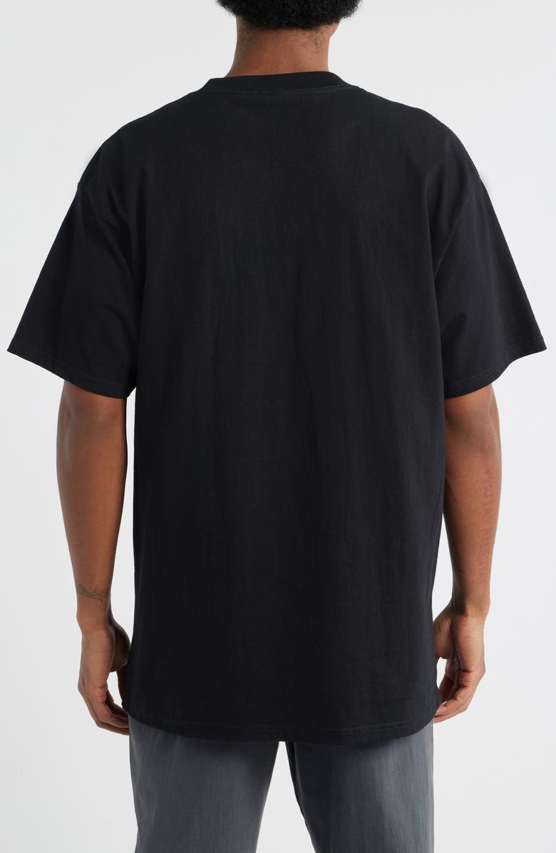 DARK SEAS Saddle Bronc Cotton Graphic T-Shirt, Alternate, color, Black