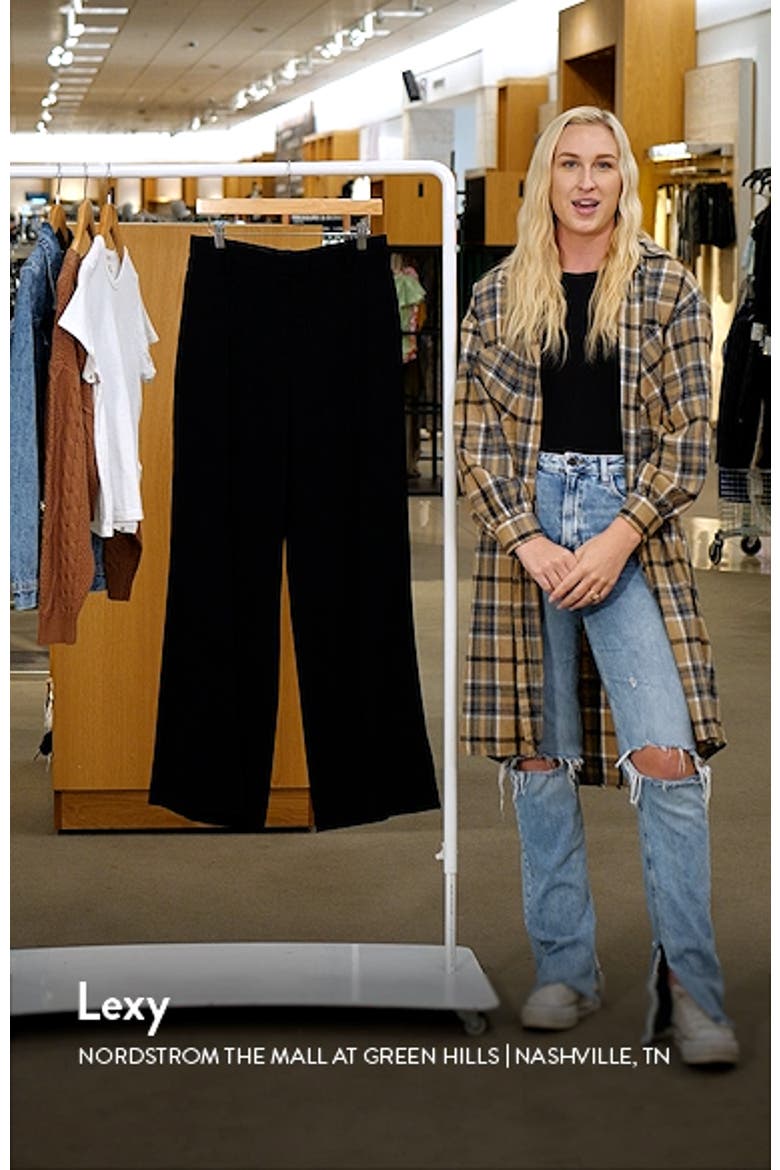 Bennett Wide Leg Crepe Pants video