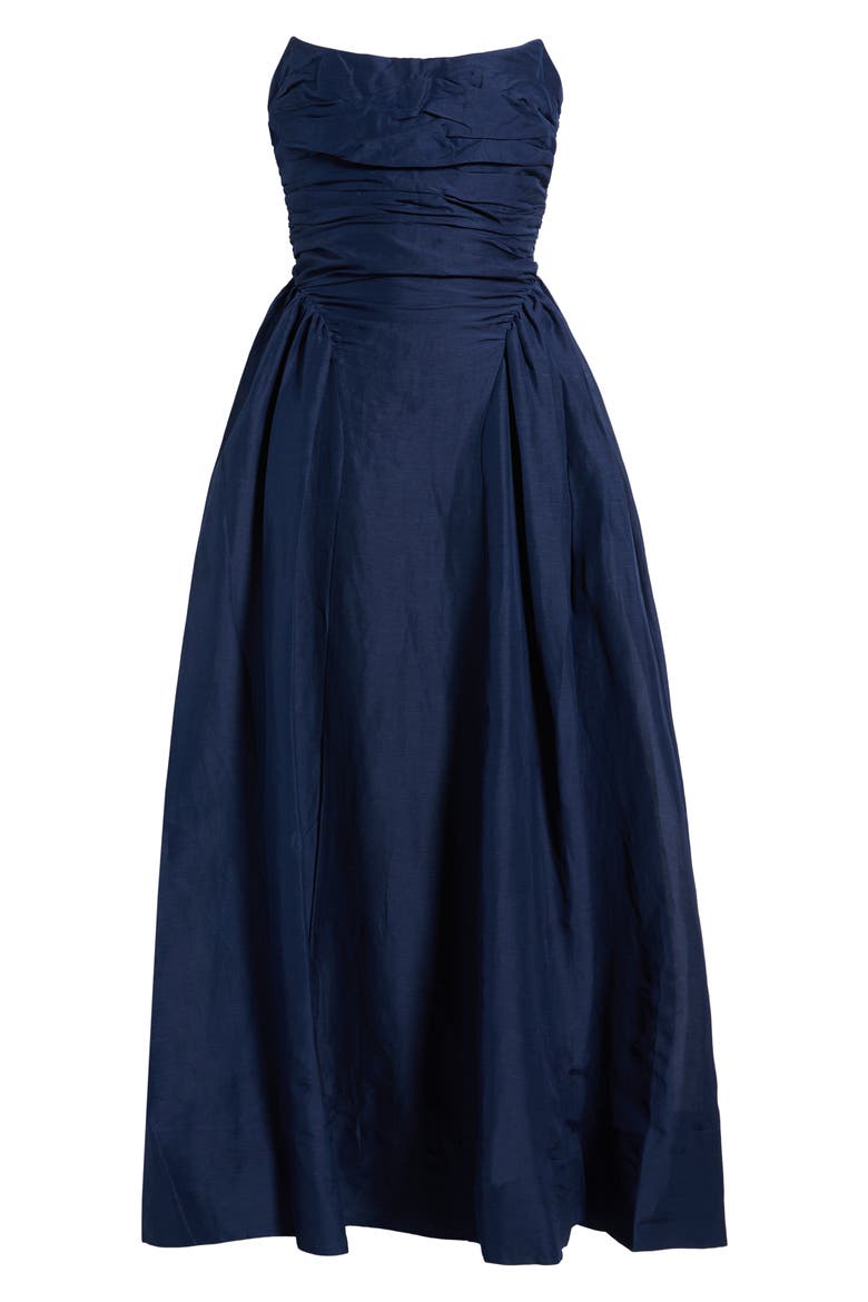 Celeste Strapless Gown, Main, color, MIDNIGHT