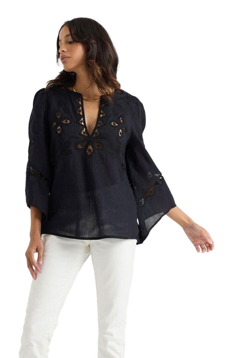Calypso St. Barth Bella Top, Main, color, Black