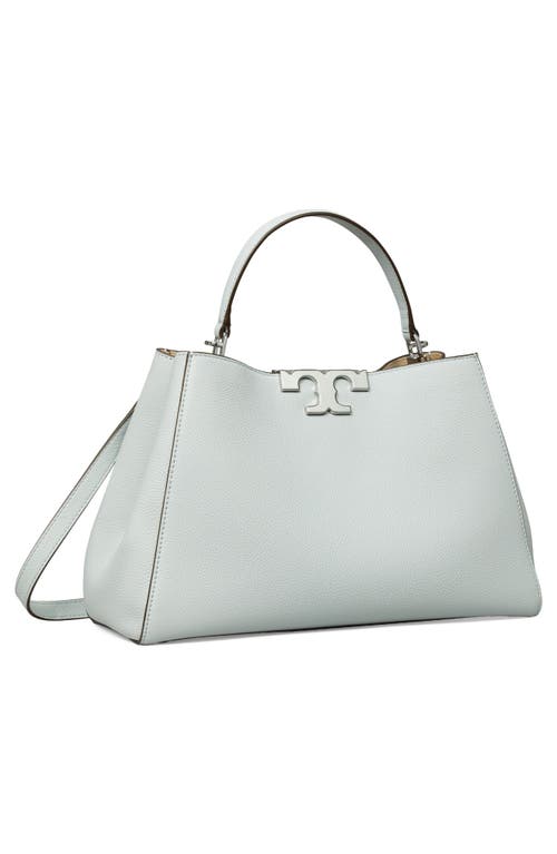 Tory Burch Eleanor Soft Leather Satchel In Blue