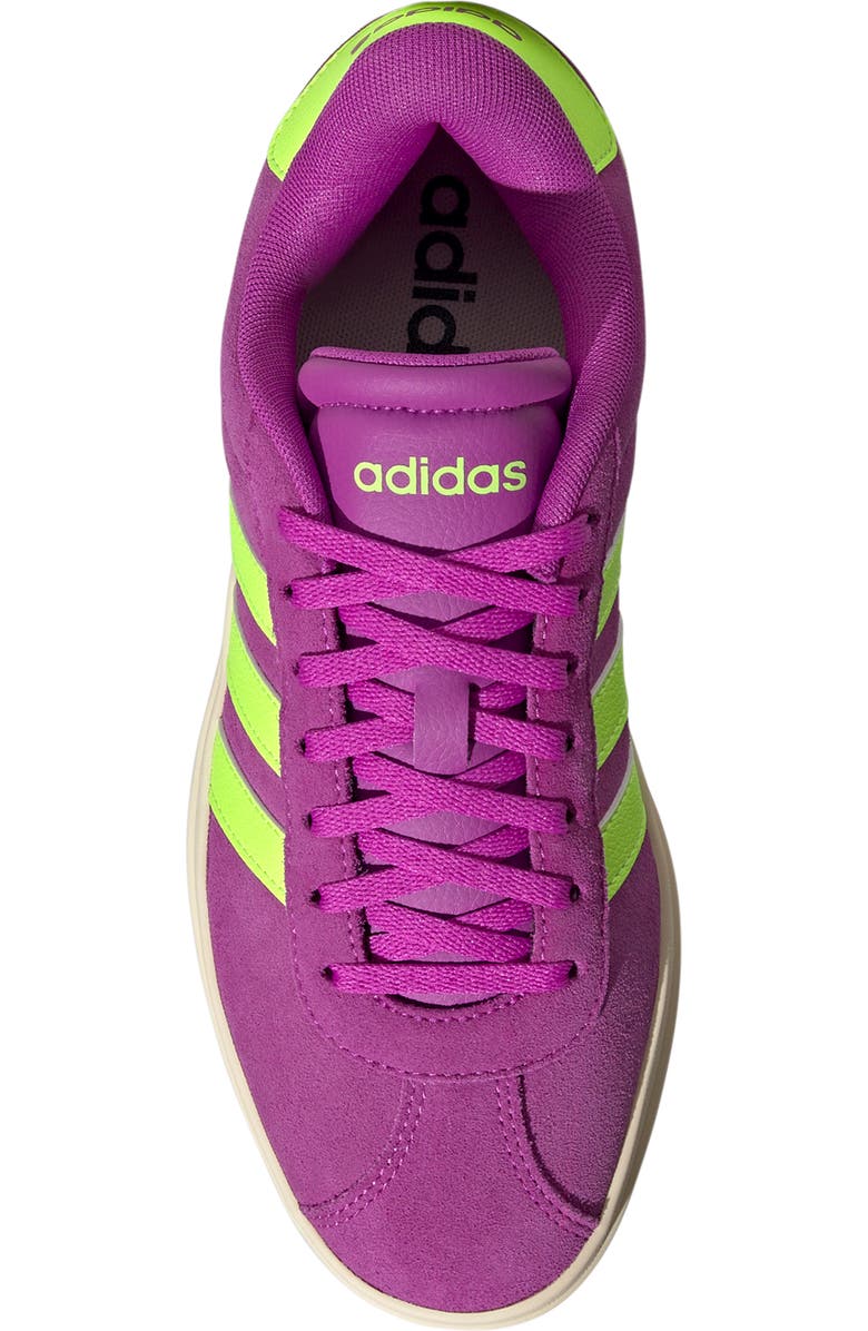 adidas VL Court Bold Platform Sneaker, Alternate, color, Flash Pink/ Lemon/ Silver Met.