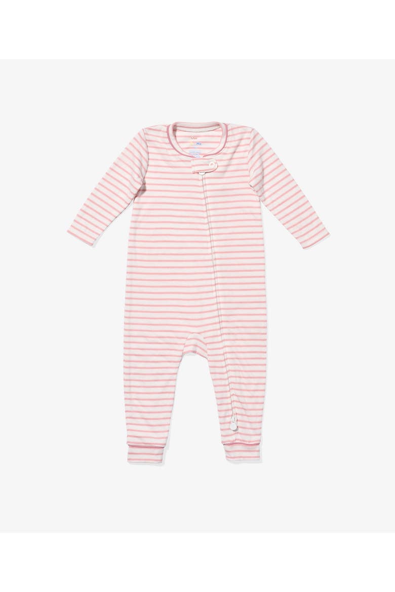 Ziggy Zip Romper, Main, color, rose stripe