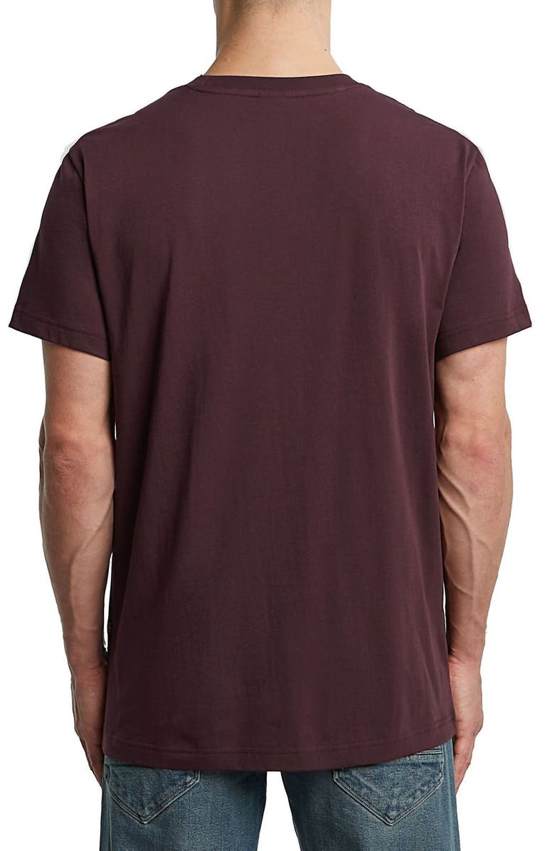 G-STAR Gel Print Organic Cotton T-Shirt, Alternate, color, Maroon