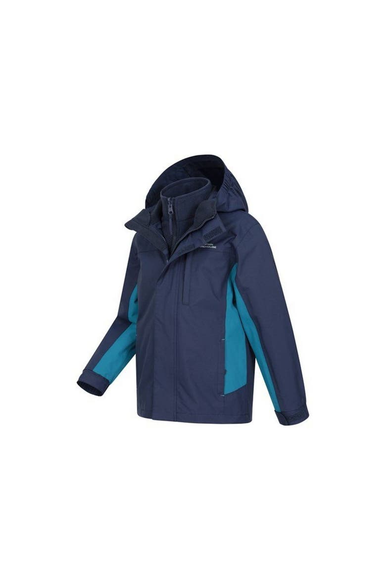 Childrens/Kids Cannonball 3 in 1 Waterproof Jacket, Alternate, color, Blue