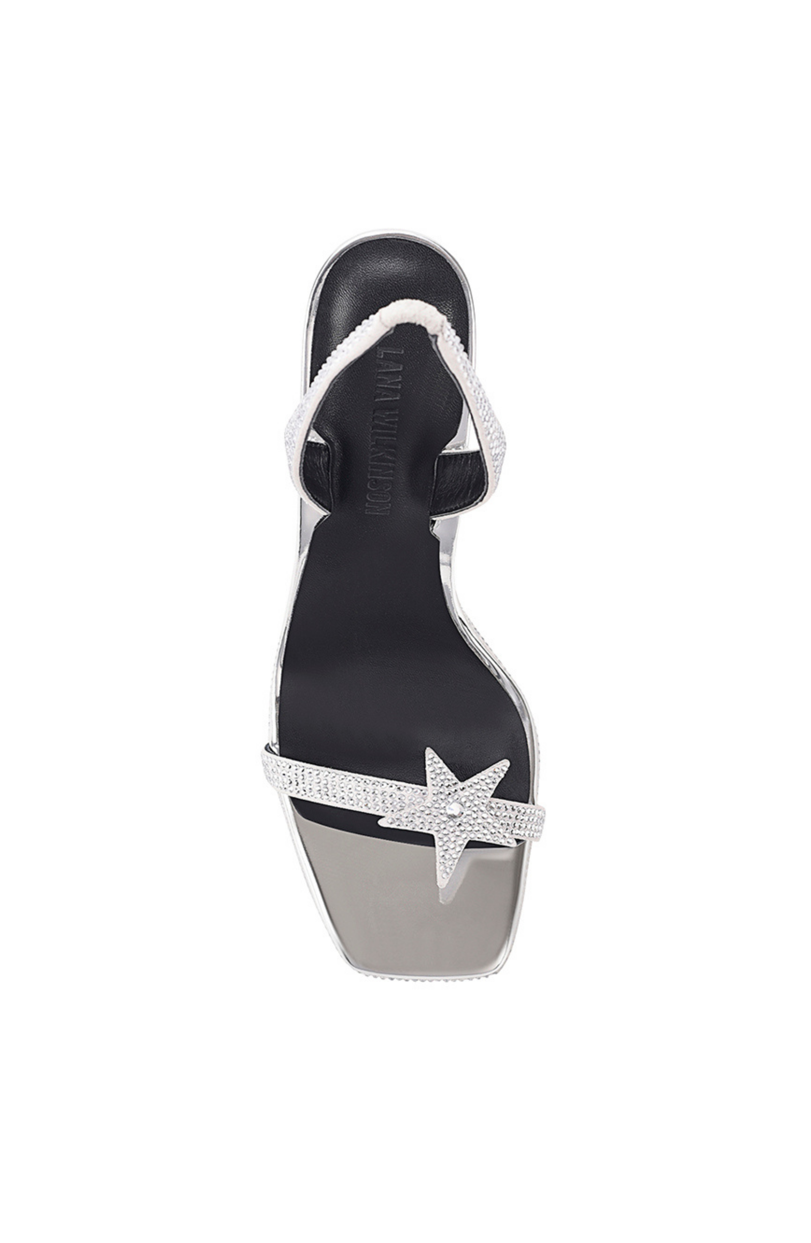 Astrid Sandal, Alternate, color, Silver