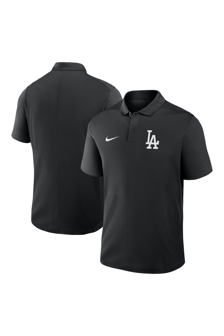 Men's Nike  Black Los Angeles Dodgers Dri-FIT Victory Polo, Main, color, Black