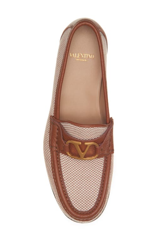 Valentino Garavani Vlogo Signature Loafer In Brown