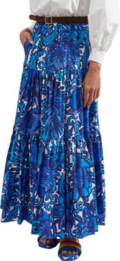 La DoubleJ Big Skirt Anemone Blue