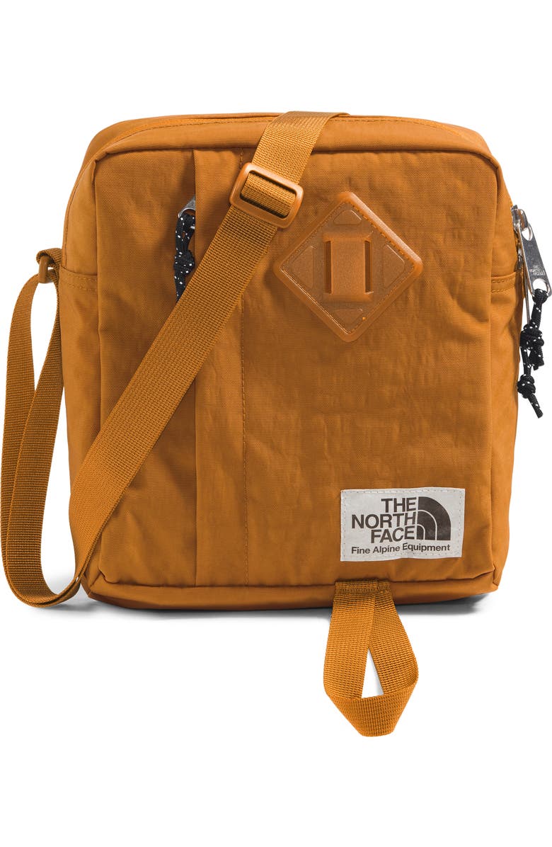 The North Face Berkeley Crossbody Bag, Main, color, Timber Tan Tnf Black