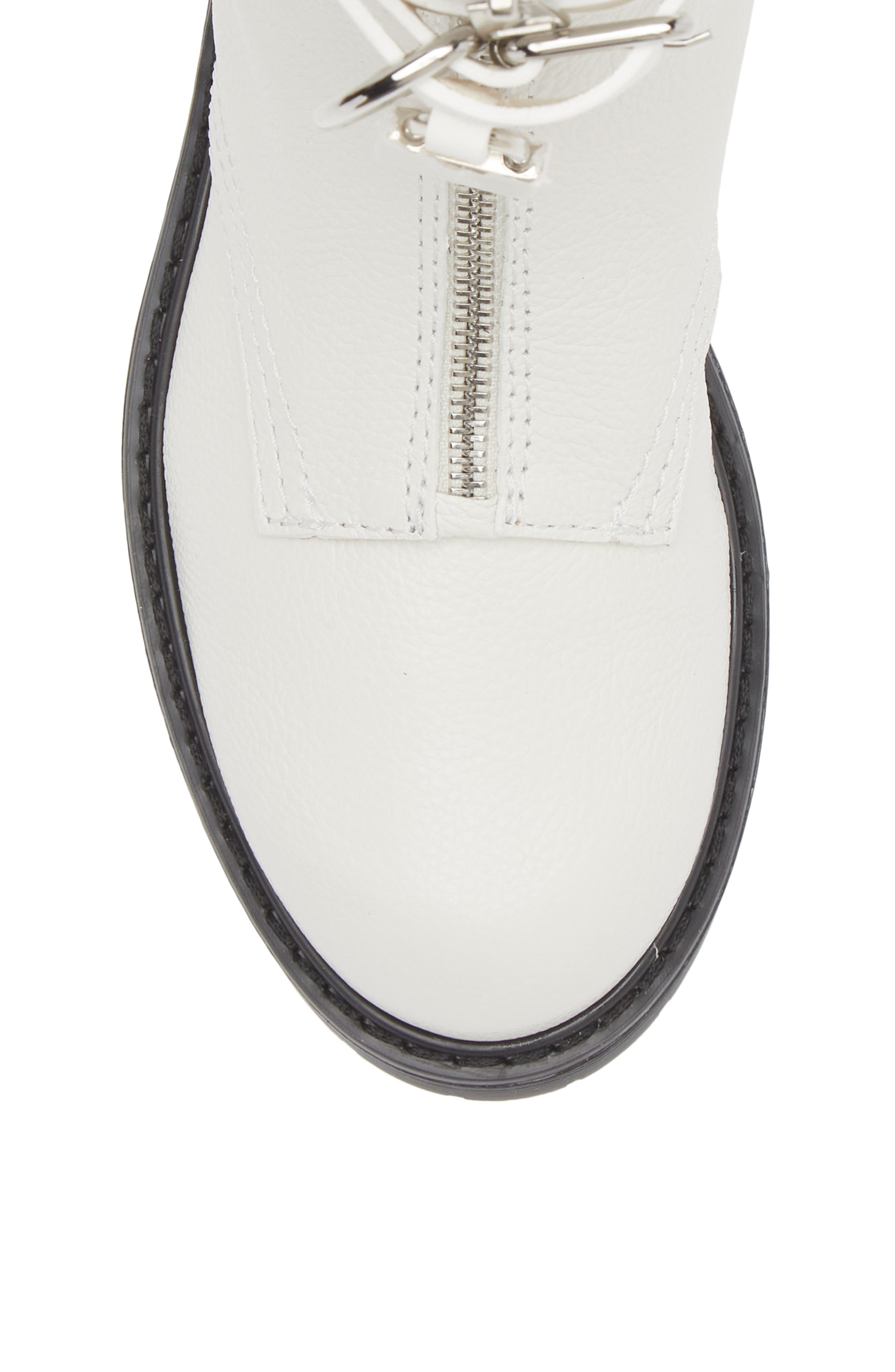 JW Anderson Lock Detail Combat Boot, Alternate, color, 