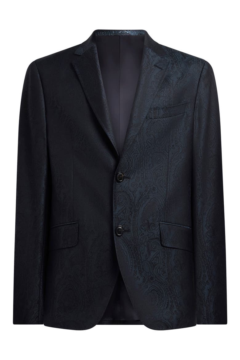 Roma Wool Sport Coat, Alternate, color, DARK BLUE 8