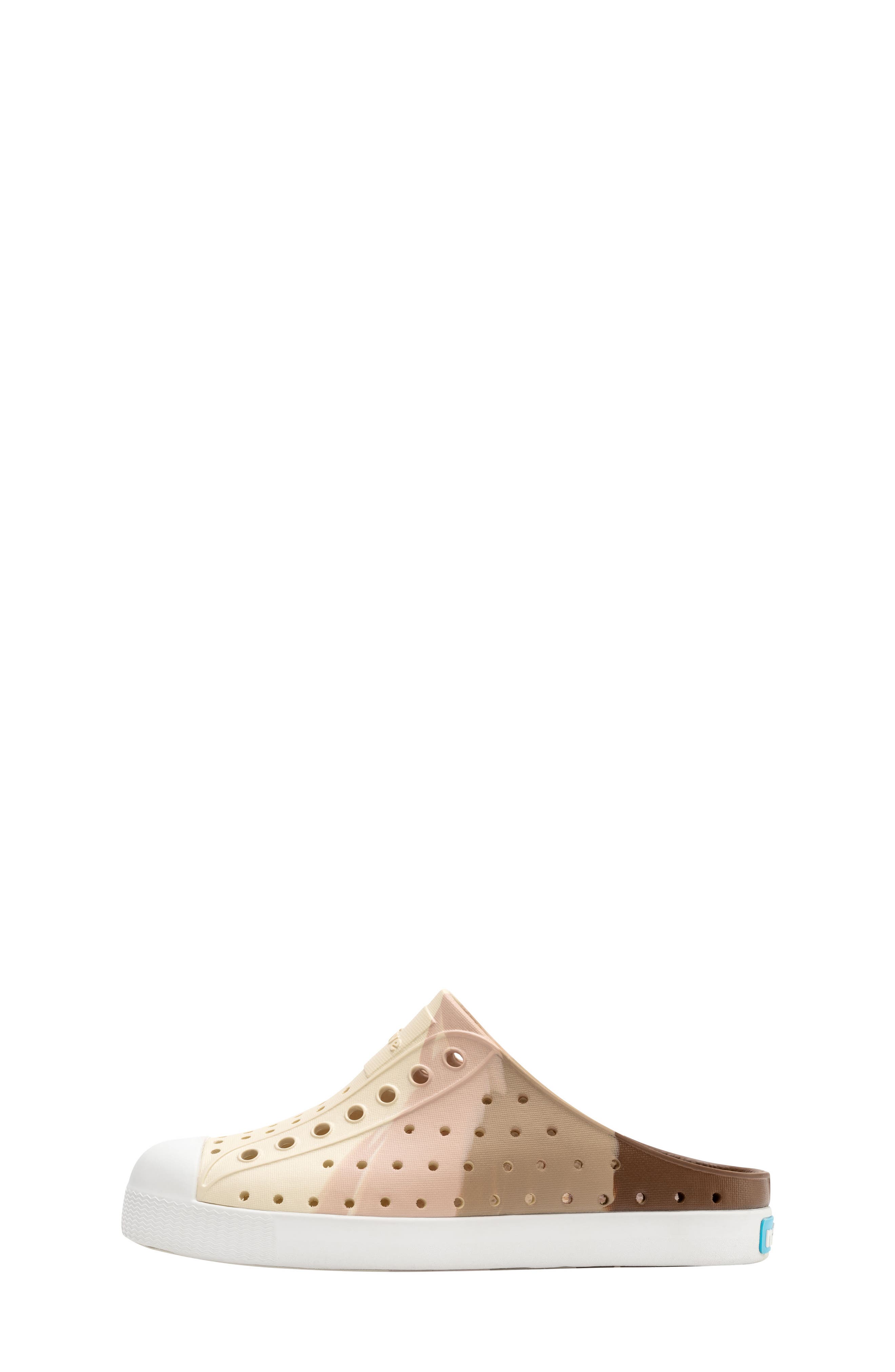 Native Shoes Kids' Jefferson Water Friendly Mule, Alternate, color, Flax Marble/ White