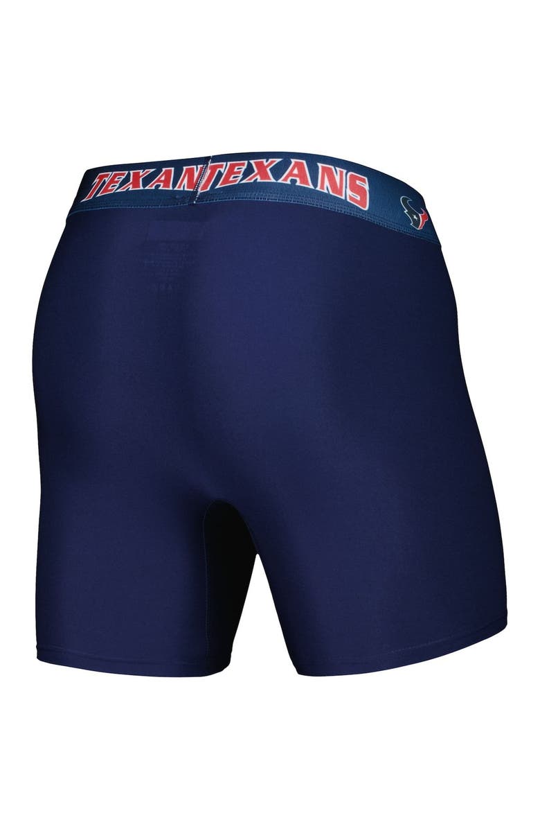 CONCEPTS SPORT Men's Concepts Sport Navy/Red Houston Texans 2-Pack Boxer Briefs Set, Alternate, color,