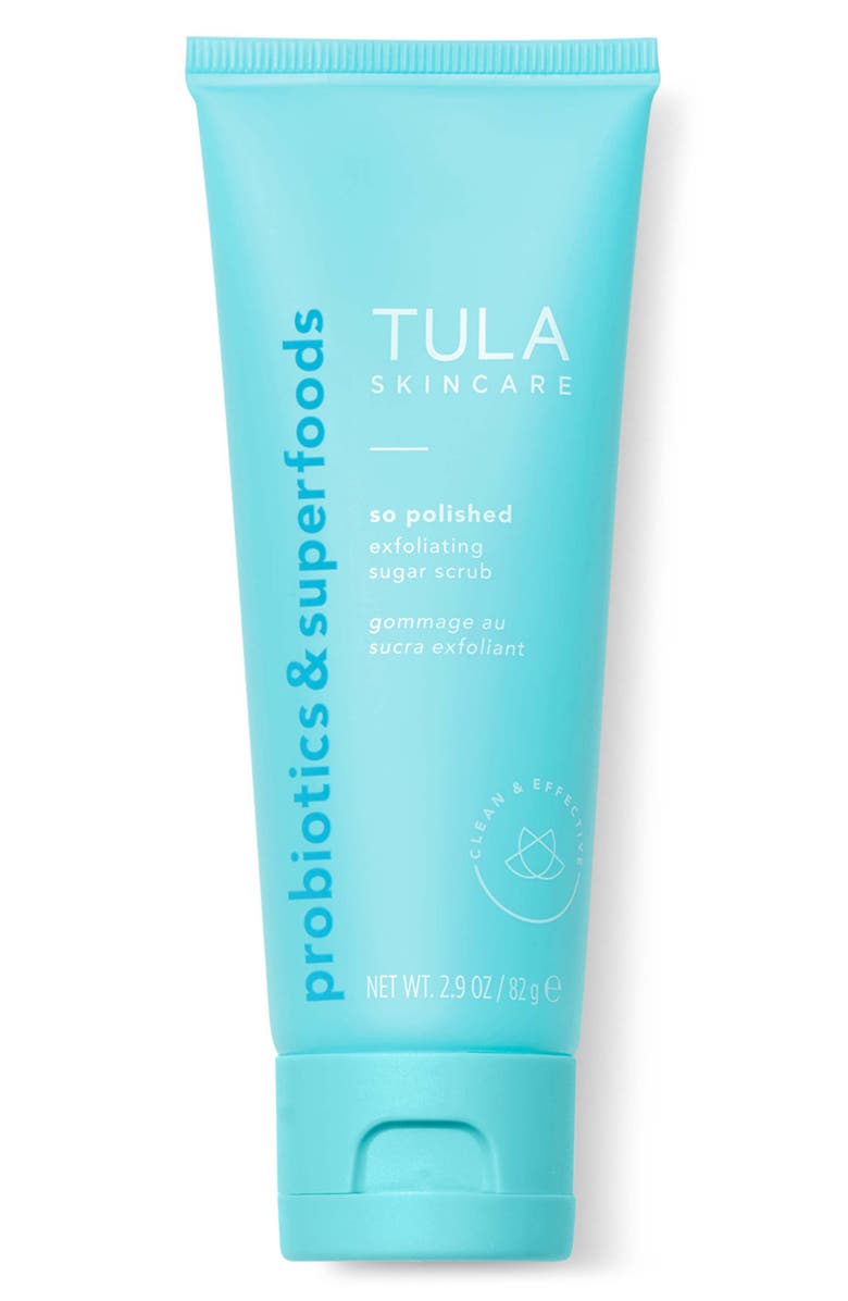 TULA Skincare So Polished Exfoliating Sugar Scrub, Main, color,