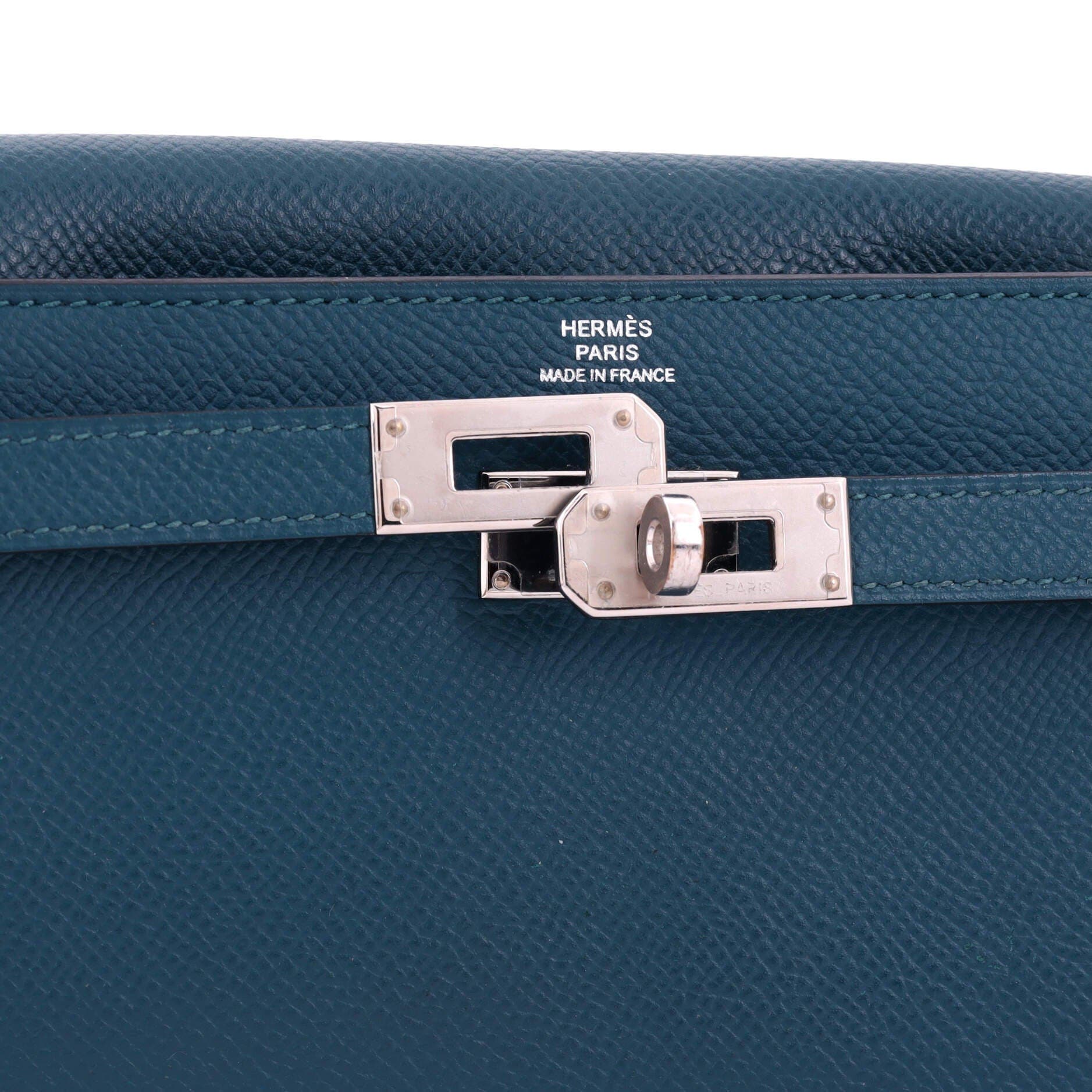 Kelly Wallet Epsom Long, Alternate, color, Blue
