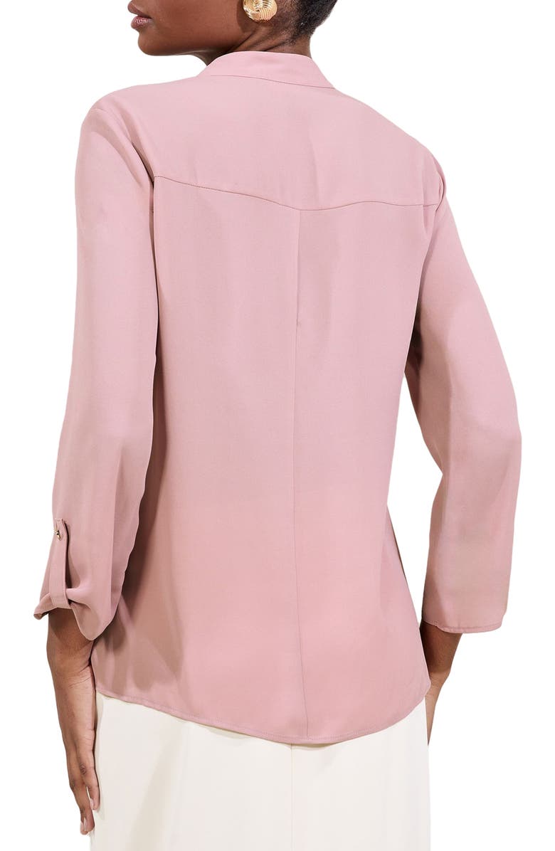 Lipsy Half Zip Utility Top, Alternate, color, Pink
