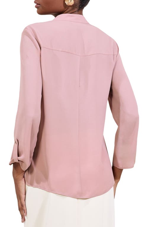 Lipsy Half Zip Utility Top In Pink