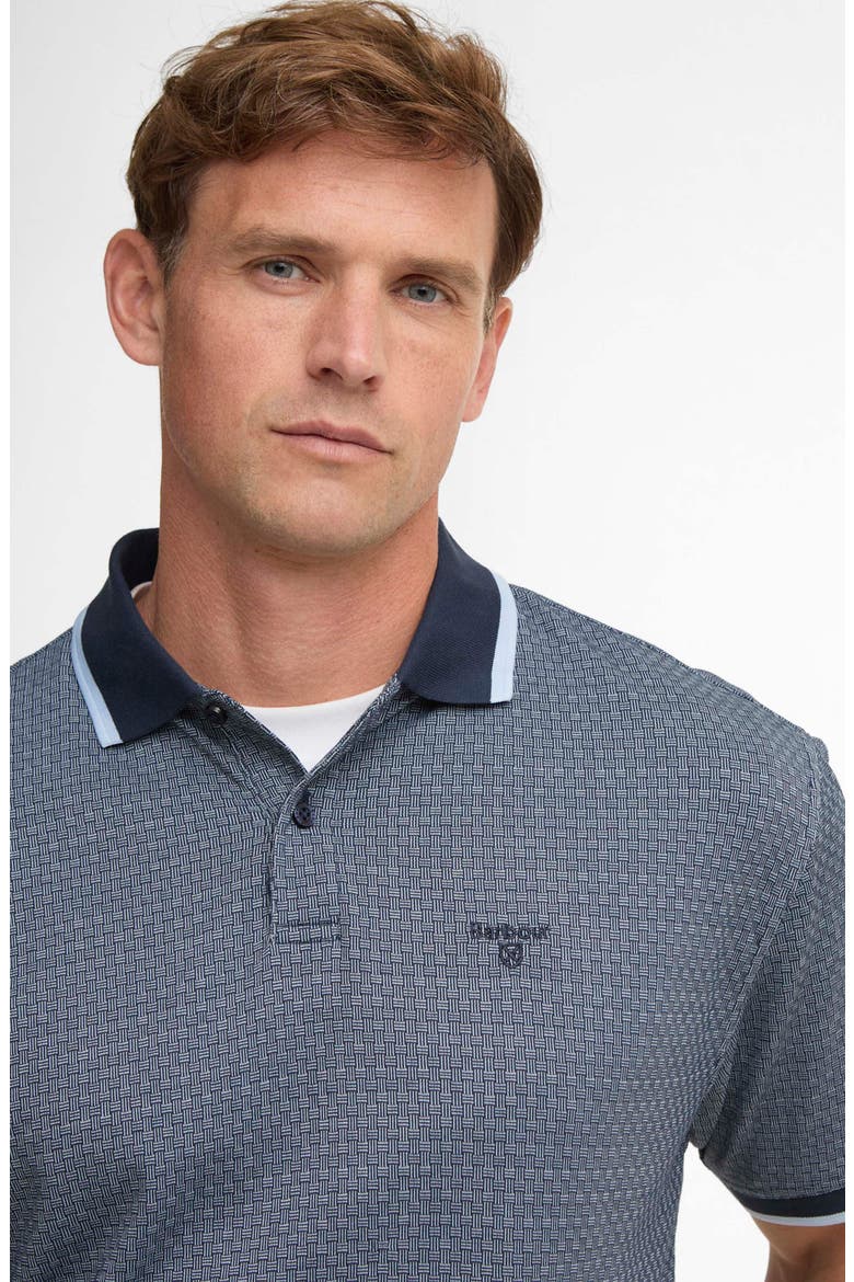 Texture Polo, Alternate, color, NAVY