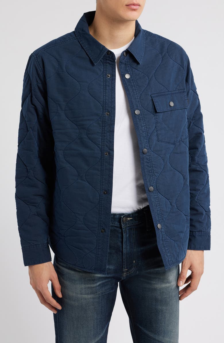 AG Roy Quilted Shirt Jacket, Main, color, 