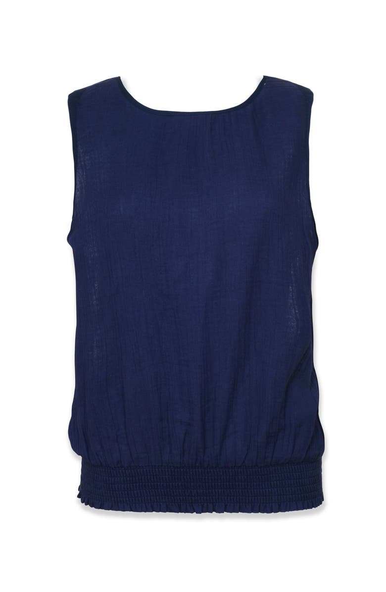 HELEN JON Island Sleeveless Top, Alternate, color, Navy