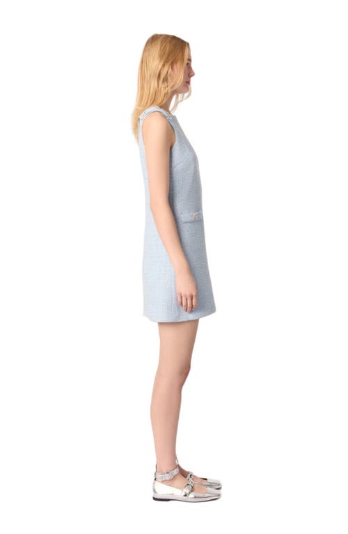 Shop Maje Mini Tweed Dress