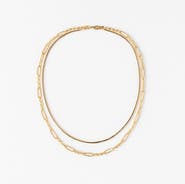 Ivy & Pearl Co. Golden Duo Necklace