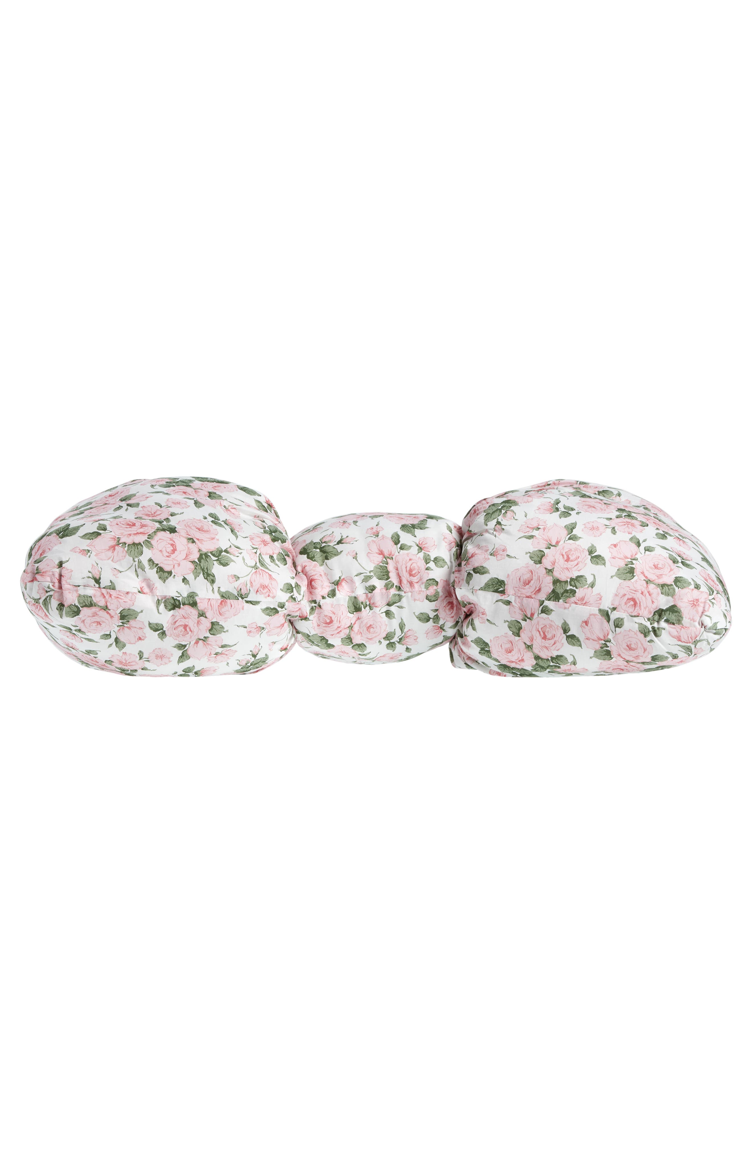 Dauphinette x Liberty London Carline Rose Puffy Bow Clutch, Alternate, color, 